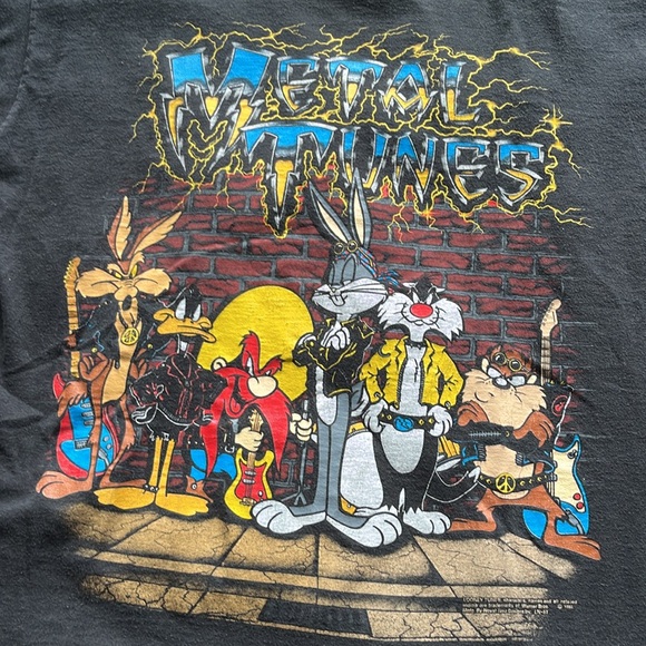 Vintage Looney tunes ( Metal Tunes ) tshirt - Picture 2 of 6